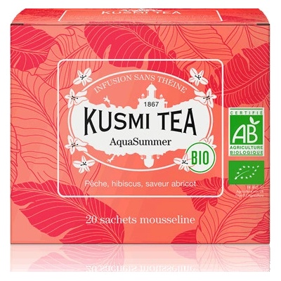Kusmi Tea Porciovaný ovocný čaj AquaSummer Bio 20 vrecúšok