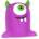 PET NOVA Винилова играчка за куче - чудовище, 10см
