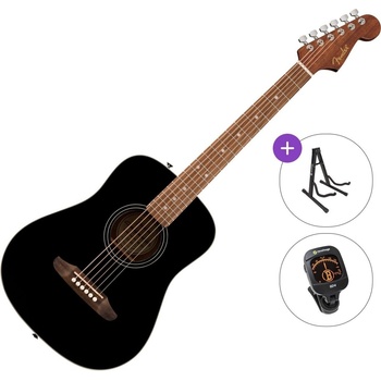 Fender California Standard Redondo Mini Standard SET Black Акустична китара