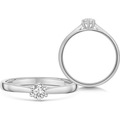 Sofia Diamonds zlatý zásnubný prsteň s diamantom UDRG47931W H I1