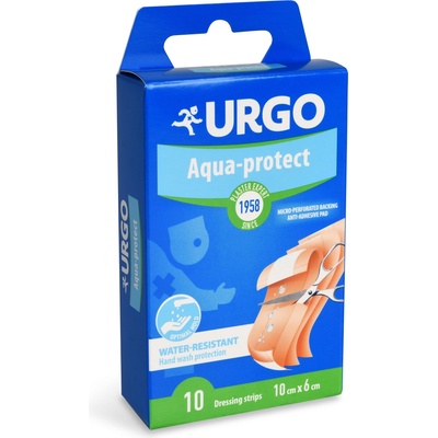 Urgo Aqua Protect omyvatelná náplast 10 × 6 cm 10 ks