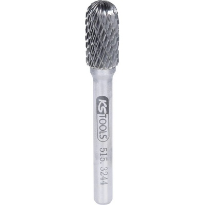 KS Tools 515.3244 frézovacie kolík tvrdokov Dĺžka 70 mm Vonkajší Ø 6 mm Pracovná dĺžka 40 mm Ø hriadeľa 6.0 mm