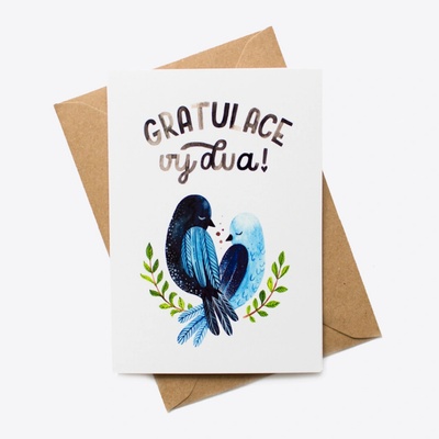 Blahopřání Gratulace, vy dva