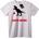 NOONEBRAND Тениска Любовта хапе динозавъра - XS, White