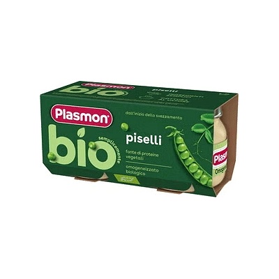 Plasmon БИО пюре Грах 6м+ 2х80г