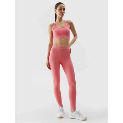 Women's 4F Sports Leggings Coral ružová