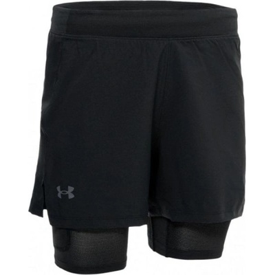 Under Armour Мъжки шорти Under Armour Men's UA Iso-Chill Run 2-in-1 Shorts - Черен