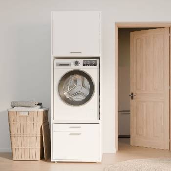 Forte Шкаф надстройка twenty two, 66.6/58.5 см, бял (wcbr058-z12m)