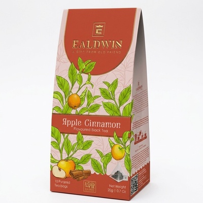 Ealdwin Apple Cinnamon černý čaj 10 pyramid