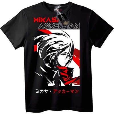 NOONEBRAND Тениска Микаса Акерман - XL, White