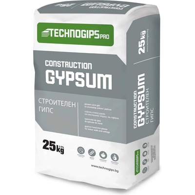 TECHNOGIPS СТРОИТЕЛЕН ГИПС ТЕХНОГИПС ПРО 25кг (tg000076)