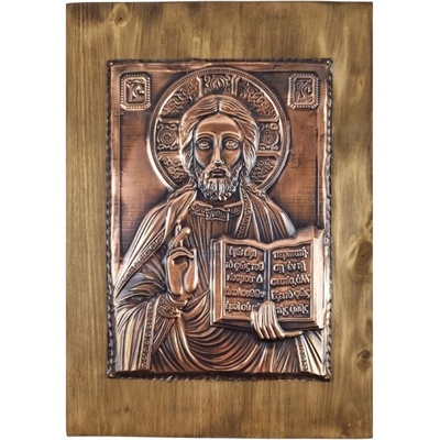 Ръчно изработена икона на Христос Пантократор (5120)