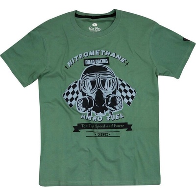 Rusty Pistons tričko Rptsm51 Nitromethane green zelená