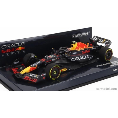Minichamps Red bull F1 Rb19 Team Oracle Red Bull Racing N 11 Abu Dhabi Gp 2023 Sergio Perez Matt modrá 1:43