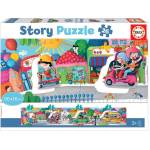 Educa Story Puzzle Vehicles In The City (80-18901)