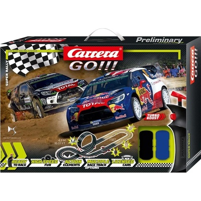 Carrera Carrera GO! ! ! Super Rally писта играчка със състезателни автомобили (20062495)