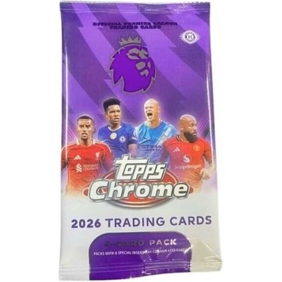 Topps 2025-2026 Chrome Premier League Hobby balíček