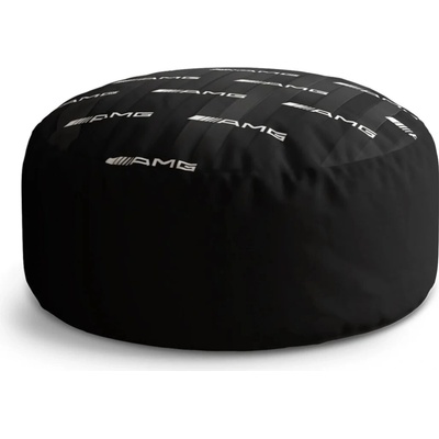 Sablio Taburet Circle AMG vzor: 38x48 cm