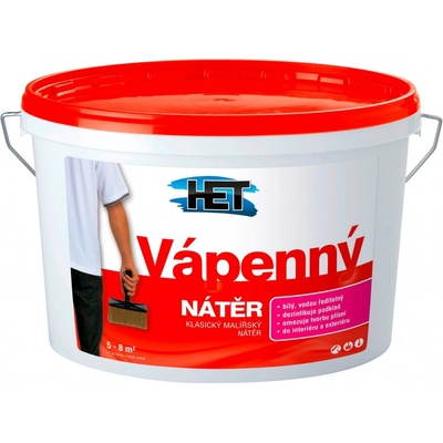Klasická malířská barva HET Vápenný nátěr 6kg