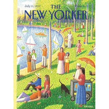 New York Puzzle Company - Puzzle The New Yorker - Sunday Afternoon in Central Park - 1 000 piese