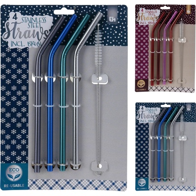 brčko d 7mm, 21cm, 4ks, čistič, ohnuté, 2barvy, NR
