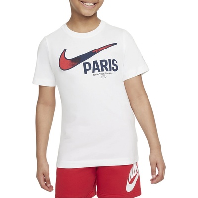 Nike Тениска Nike PSG U NK SWOOSH TEE fz0304-100 Размер S (128-137 cm)