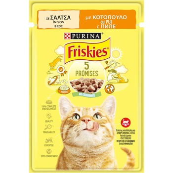 Friskies Cat Adult пауч с пиле - 2.21кг