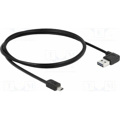 Delock 83378 USB 2.0 zlacený 1m černý