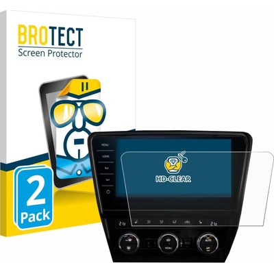 Ochranné fólie 2x BROTECT HD-Clear Screen Protector for Skoda Octavia RS 245 2019 Infotainment System 9.2" – Zboží Živě