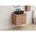 Inter Ceramic Конзолен PVC шкаф за баня BG 5156-60 + 6046-31, с дървесен плот, Inter Ceramic, 45х48.5х59см (BG 5156-60 + 6046-31)