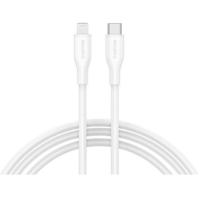 Canyon CLNM60SC10 USB-C / Lightning MFi Apple schválený 60 W 1m bílý