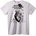 NOONEBRAND Тениска Ехо на сърцето - XS, White