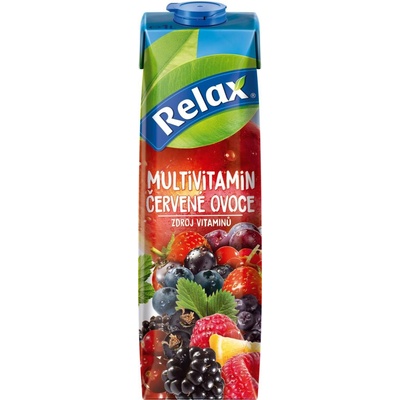 Relax multivitamin červené ovoce 25% 1 l