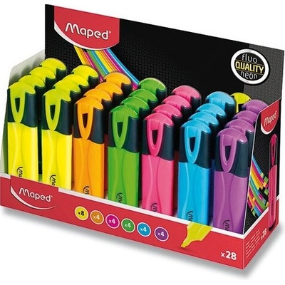 Maped Fluo Peps classic 24 ks ve stojánku