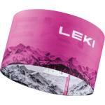 Leki Лента за глава Leki XC Headband - Neon Pink / White - размер One Size (904-3105-0411)