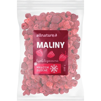 Allnature Maliny sušené mrazem 200 g