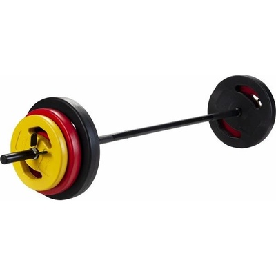 Vzpěračská tyč Pure2Improve hmatník rovný 131 cm / 18 mm 17,5 kg