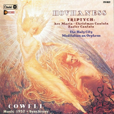 Alan Hovhaness - TRIPTYCH, THE HOLY CITY, MEDITATION ON ORPHEUS CD