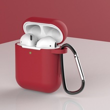 Enem Jednobarevný obal na Airpods 1/2 - s karabinou APP1OAIR048