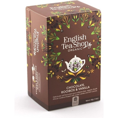 English Tea Shop Rooibos vanilka a kakao 20 sáčků