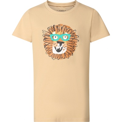 NAX Детска памучна тениска nax NAX WERVO камилска NAX | Bezhov | Момчешки | 92-98