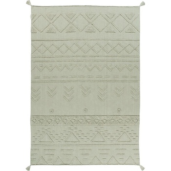Lorena Canals Светлозелен ръчно изработен памучен килим подходящ за пране 170x240 cm Tribu Olive - Lorena Canals (C-TRIBU-OLV-L)