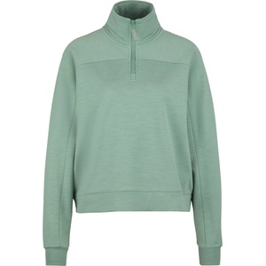 Stoic Дамски вълнен пуловер Stoic Women's MerinoFleece335 MMXX. Lulea Half zip Merino jumper - Iceberg Green - размер XXL (105-5558-0416)