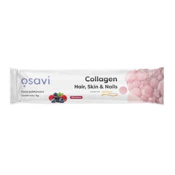 Osavi Collagen Hair, Skin & Nails, Wild berry, колаген на прах за здрава коса, кожа и нокти, горски плодове, 5 g