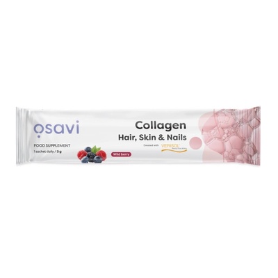 Osavi Collagen Hair, Skin & Nails, Wild berry, колаген на прах за здрава коса, кожа и нокти, горски плодове, 5 g