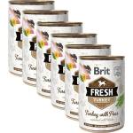 Brit Консерва Brit Fresh Turkey with Peas 6 x 400 г