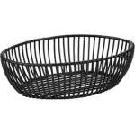 Horecano HORECANO-REN-Панер елипса метален 20x16xh6cm ЧЕРЕН (HC-39165) (0139165)