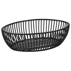 Horecano HORECANO-REN-Панер елипса метален 20x16xh6cm ЧЕРЕН (HC-39165) (0139165)