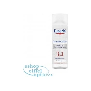 Eucerin DermatoClean Hyaluron Micellar Water 3in1 čisticí micelární voda 400 ml