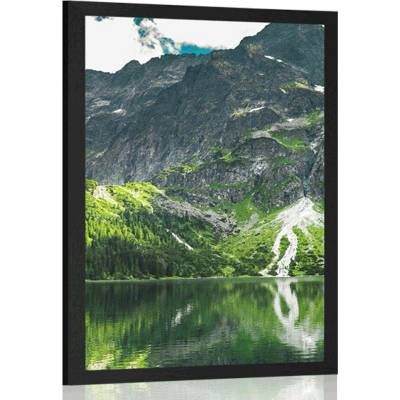 Plakát Mořské oko v Tatrách - 20x30 white